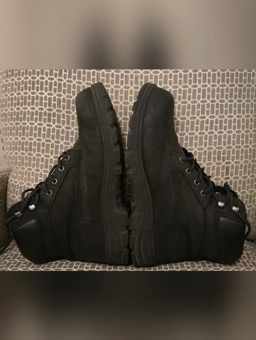 Wolverine Men's Black Steel Toe Work Boot - Rugged Lace-Up Style, Size 13 Wide